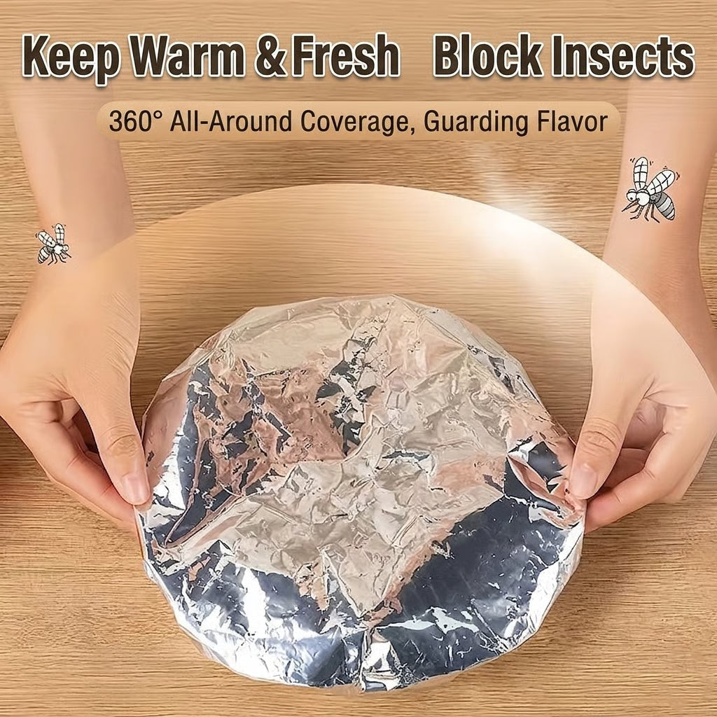 🍽️Reusable Aluminum Foil Thermal Food Cover