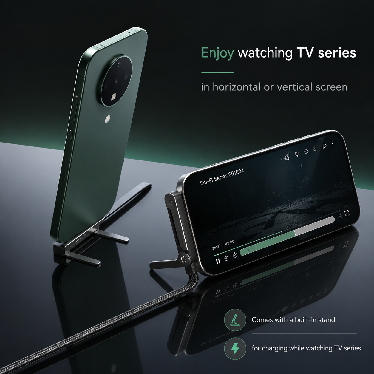 Hot Sale 2-in-1 Stand & Charging Cable